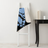 Ballet dansdeken met ballerina & blauw hart. sherpa deken (In situ)