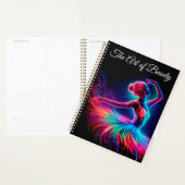 Ballet dansen artistieke esthetische neon kleur vr planner (Display)