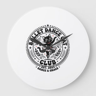 Ballet Dansen Kat Hondenliefhebber Shirt Kunst - B Grote Klok