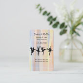 Ballet Dansen Visitekaartjes (Staand voorkant)