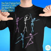 Ballet Dansend skelet T-shirt