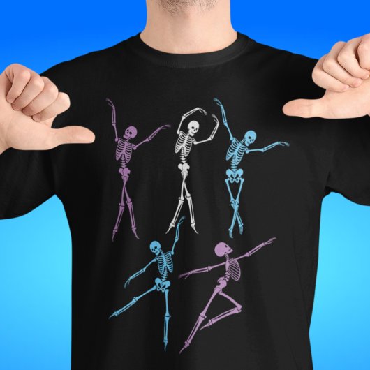 Ballet Dansend skelet T-shirt
