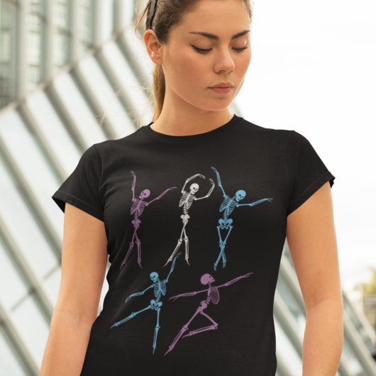 Ballet Dansend skelet T-shirt