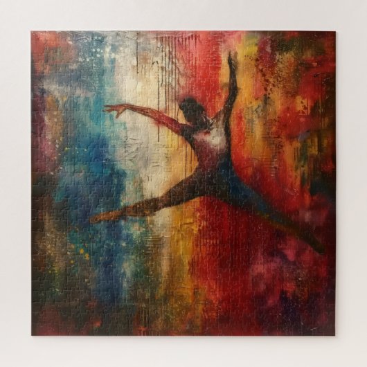 Ballet danser Abstracte kunst Legpuzzel (Verticaal)
