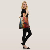Ballet danser Abstracte kunst Tote Bag (Op model)
