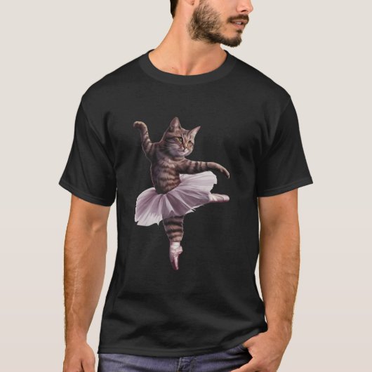 Ballet danser Cat T Shirt (Voorkant)