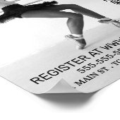 Ballet danser, Dans les Adverteren Poster (Hoek)