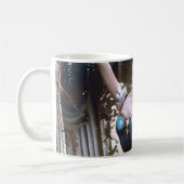 Ballet danser in een blauwe Tutu Koffiemok (Links)