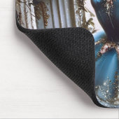 Ballet danser in een blauwe Tutu Muismat (Hoek)