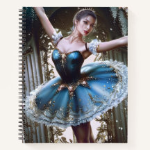 Ballet danser in een blauwe Tutu