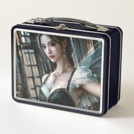 Ballet danser in een groene TuTu en Fairy Wings