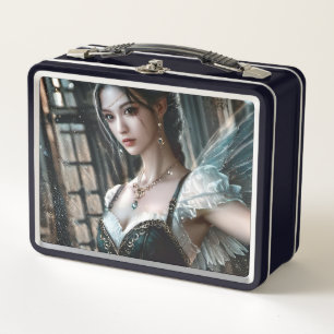 Ballet danser in een groene TuTu en Fairy Wings