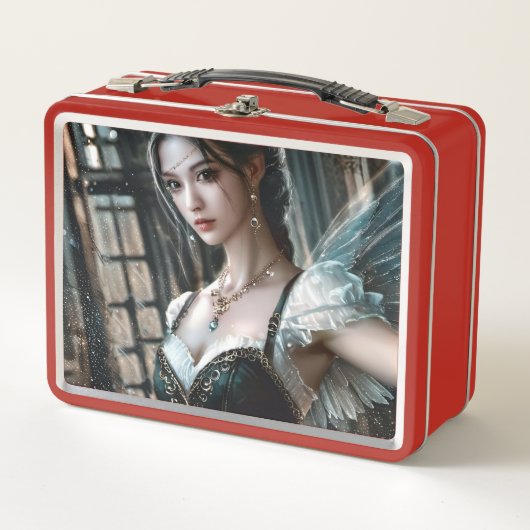 Ballet danser in een groene TuTu en Fairy Wings (Voorkant)