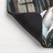 Ballet danser in een groene TuTu en Fairy Wings Muismat (Hoek)