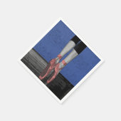 Ballet danser met roze schoenen party servetten (Hoek)