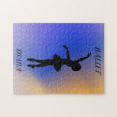 "BALLET DANSER" PUZZEL MET AANGEPASTE NAAM! LEGPUZZEL (Horizontaal)