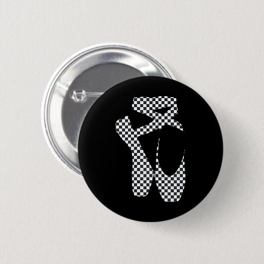 Ballet danser Ska Point Schoenen Schattige Balleri Ronde Button 5,7 Cm (Voorkant /achterkant)