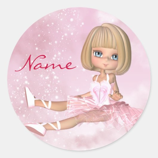 Ballet Danser Stickers - Ballet Sticker (Voorkant)
