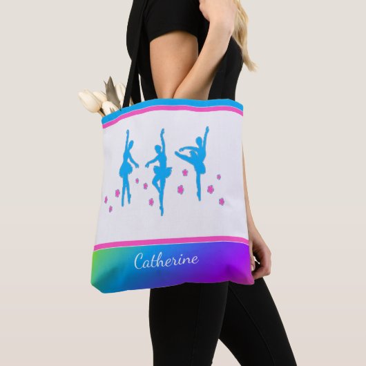 Ballet Dansers ( ADD NAME) Canvas tas (Dichtbij)
