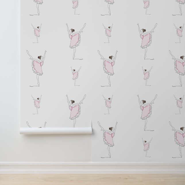 Ballet dansers ontwerp behang (Applicatie)