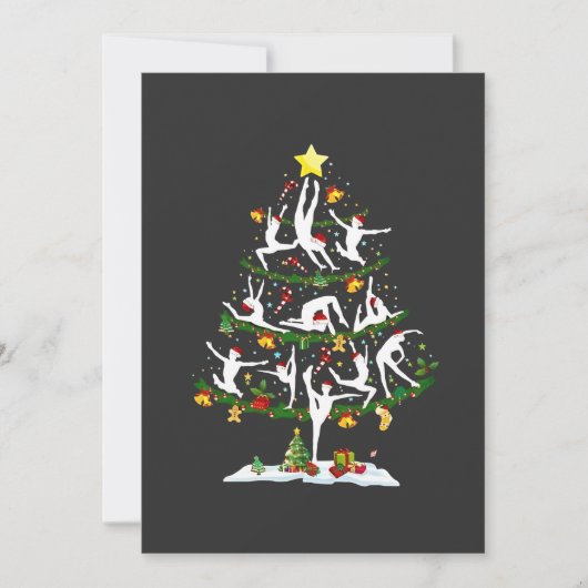 Ballet Dansliefhebber Kerstverlichting Ballet Kers Aankondiging (Voorkant)