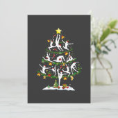 Ballet Dansliefhebber Kerstverlichting Ballet Kers Aankondiging (Staand voorkant)