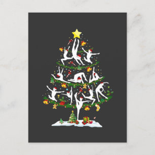 Ballet Dansliefhebber Kerstverlichting Ballet Kers Uitnodiging Briefkaart