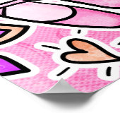 Ballet dansmuur Muurlijk Poster Meisjes Bedroom (Hoek)