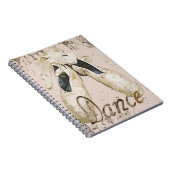 Ballet dansnotebook1, Copyright Karen J Williams Notitieboek (Rechterzijde)