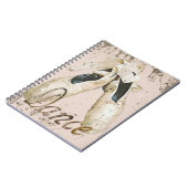Ballet dansnotebook1, Copyright Karen J Williams Notitieboek (Linkerzijde)