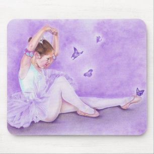 Ballet de Papillon Mousepad Muismat