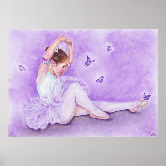 Ballet De Papillon Poster (Voorkant)