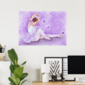 Ballet De Papillon Poster (Thuiskantoor)