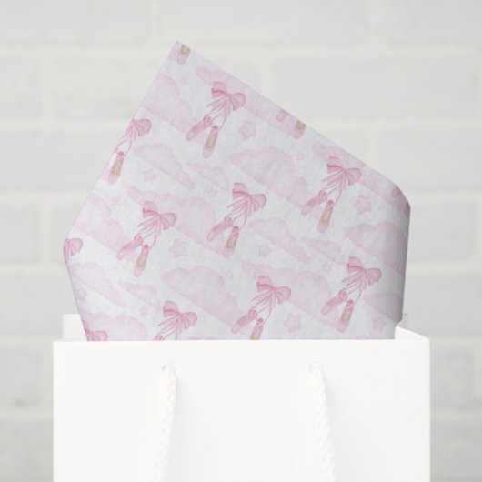 Ballet Decoupage Papier, Ballerina Tissuepapier (Cadeauzakje)
