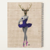 Ballet Deer in Blue Planner (Achterkant)