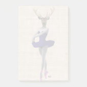 Ballet Deer in Blue Post-it® Notes (Voorkant)