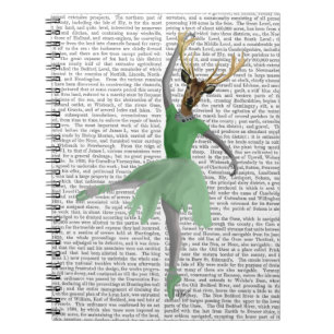 Ballet Deer in Green Notitieboek
