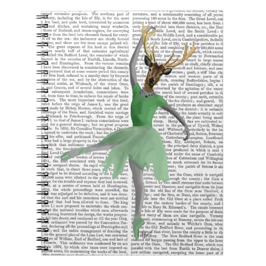Ballet Deer in Green Notitieboek (Voorkant)