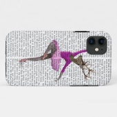 Ballet Deer in Roze Case-Mate iPhone Case (Achterkant (horizontaal))