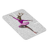 Ballet Deer in Roze Magneet (Rechterzijde)