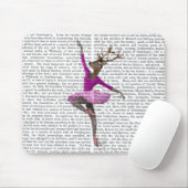 Ballet Deer in Roze Muismat (Met muis)