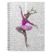 Ballet Deer in Roze Notitieboek (Voorkant)
