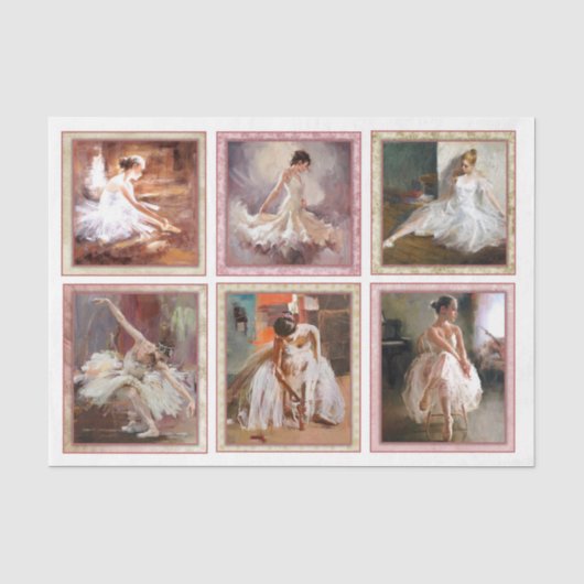 Ballet Design Serie 3 Tissuepapier (Voorkant)