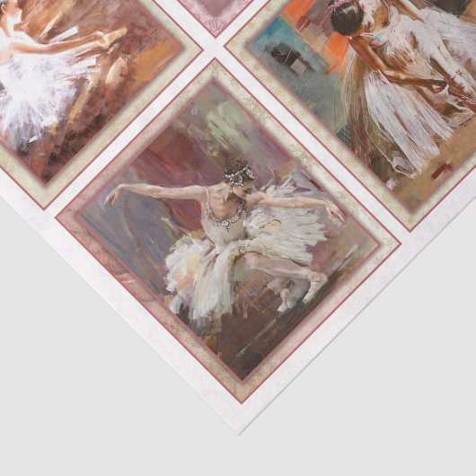 Ballet Design Series 3 Tissuepapier (Detail)