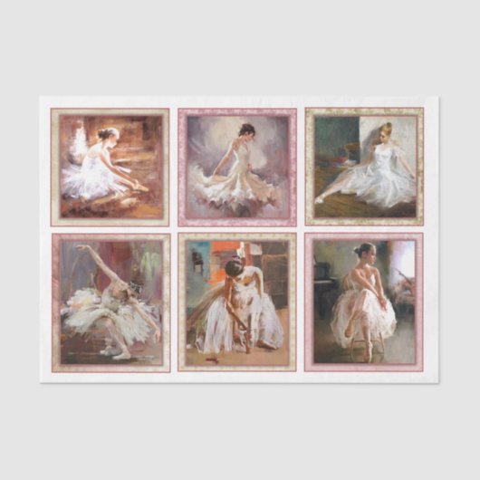 Ballet Design Series 3 Tissuepapier (Voorkant)