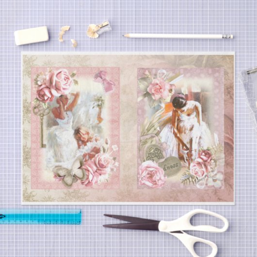 Ballet Design Series 4 Tissuepapier (Craft)