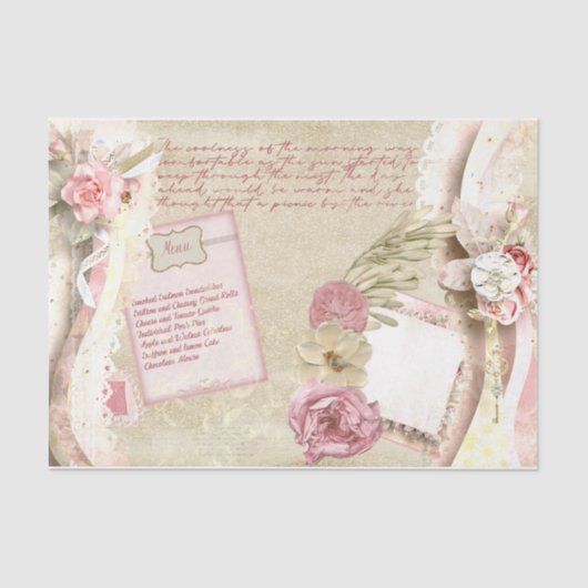 Ballet Design Series 6 Tissuepapier (Voorkant)