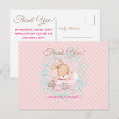 Ballet Dieren AquaBallet Dieren Aqua Bedankt Briefkaart (Voorkant / Achterkant)