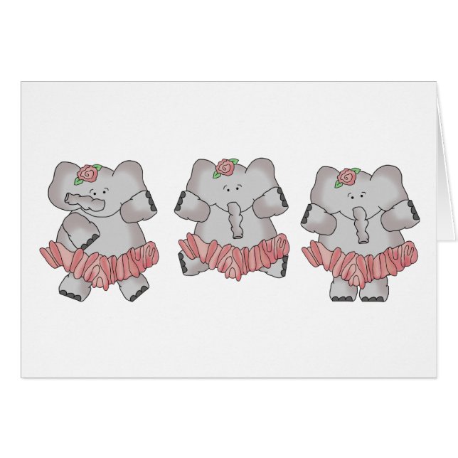 Ballet Elephant (Voorkant Horizontaal)