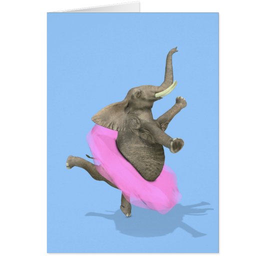 Ballet Elephant en Pointe (Voorkant)